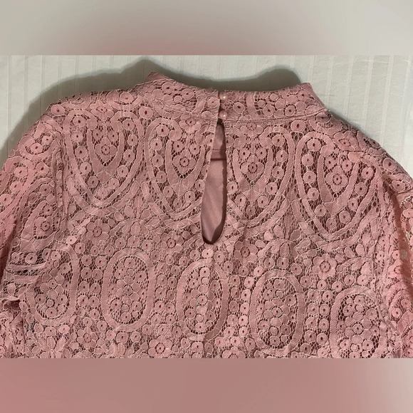 Ultra Pink Lace Dress Size Medium - Picture 7 of 11